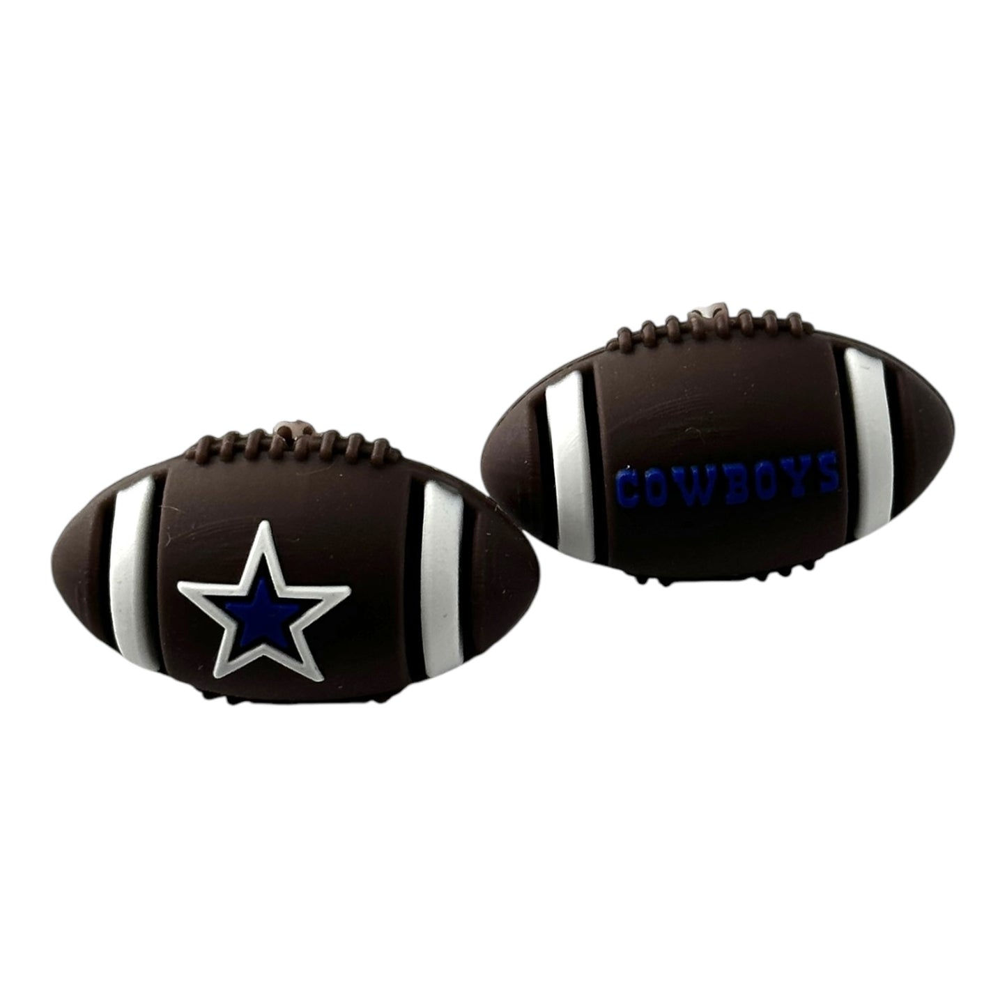 3D Football NFL Focal Beads (Sold per set of 4)