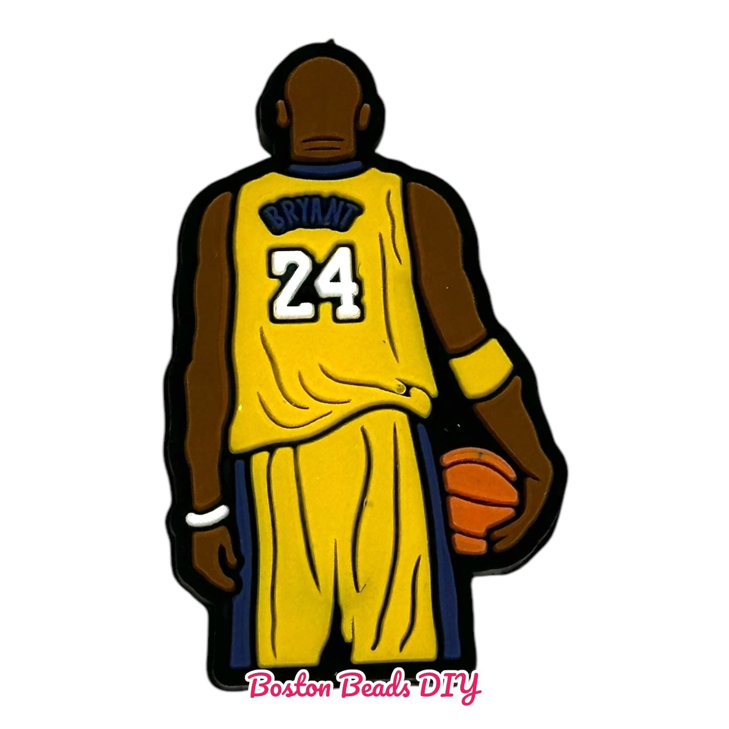 NBA Basketball Player Numbers Focal Beads (Sold per set of 5)