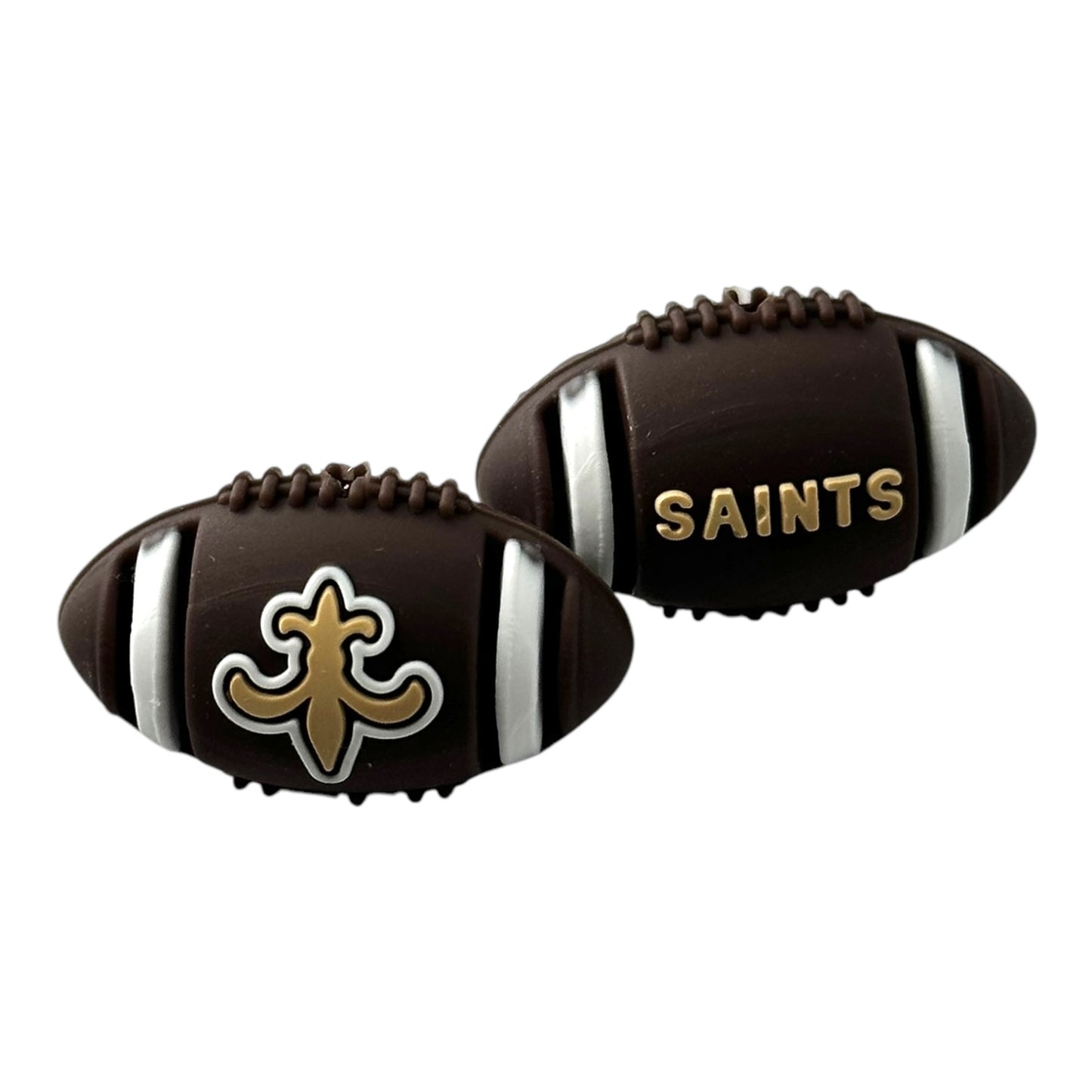 3D Football NFL Focal Beads (Sold per set of 4)