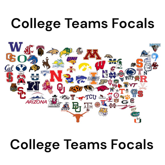 College Focal Beads (Sold per set of 5)