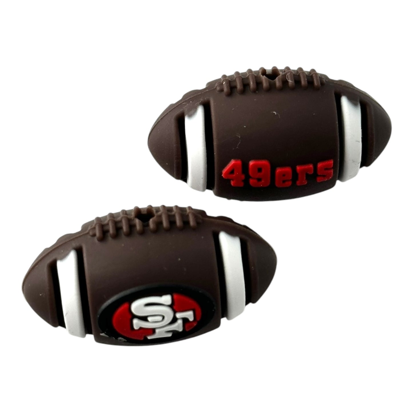 3D Football NFL Focal Beads (Sold per set of 4)