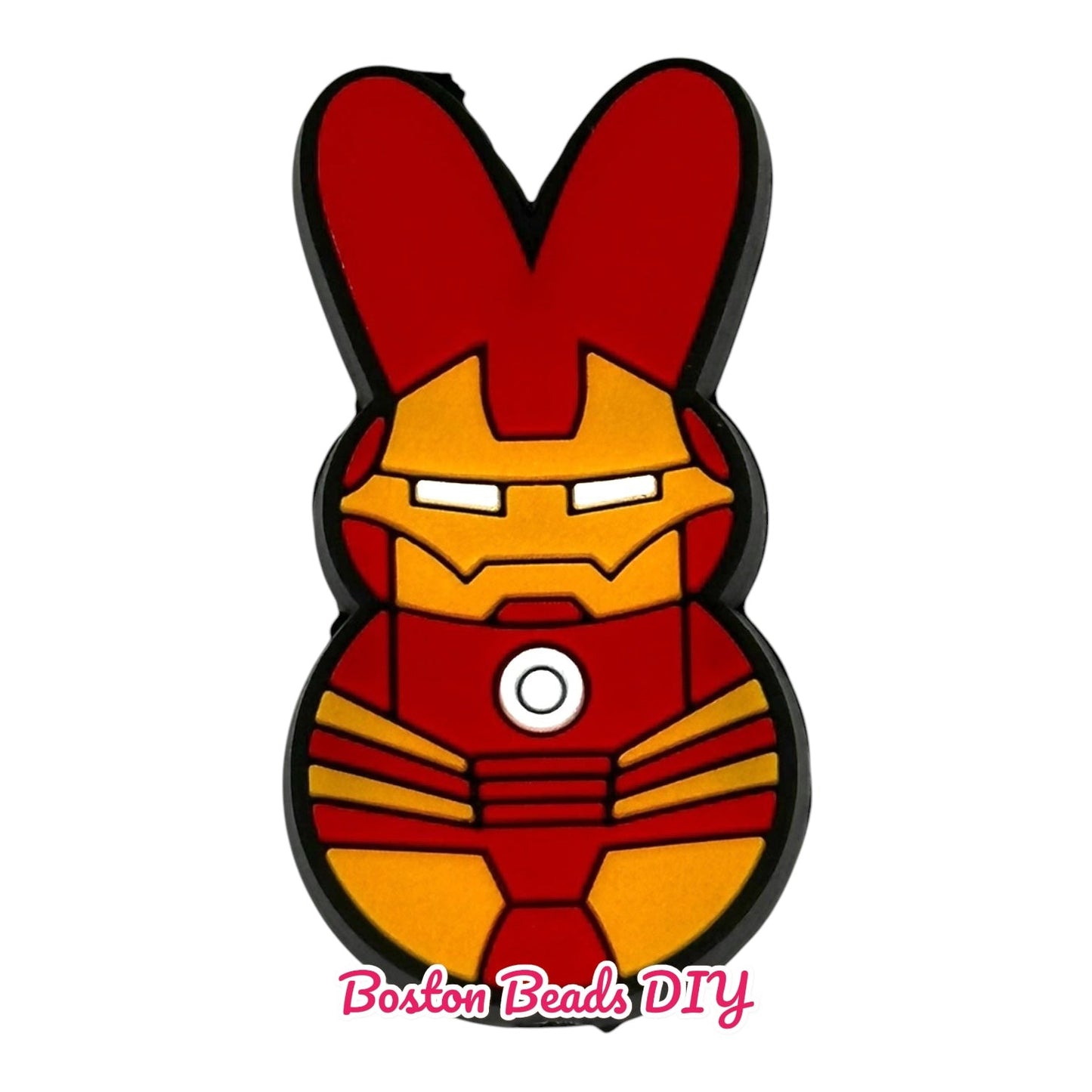 Marvel Bunny Iron Man Focal Beads (Sold per set of 5)