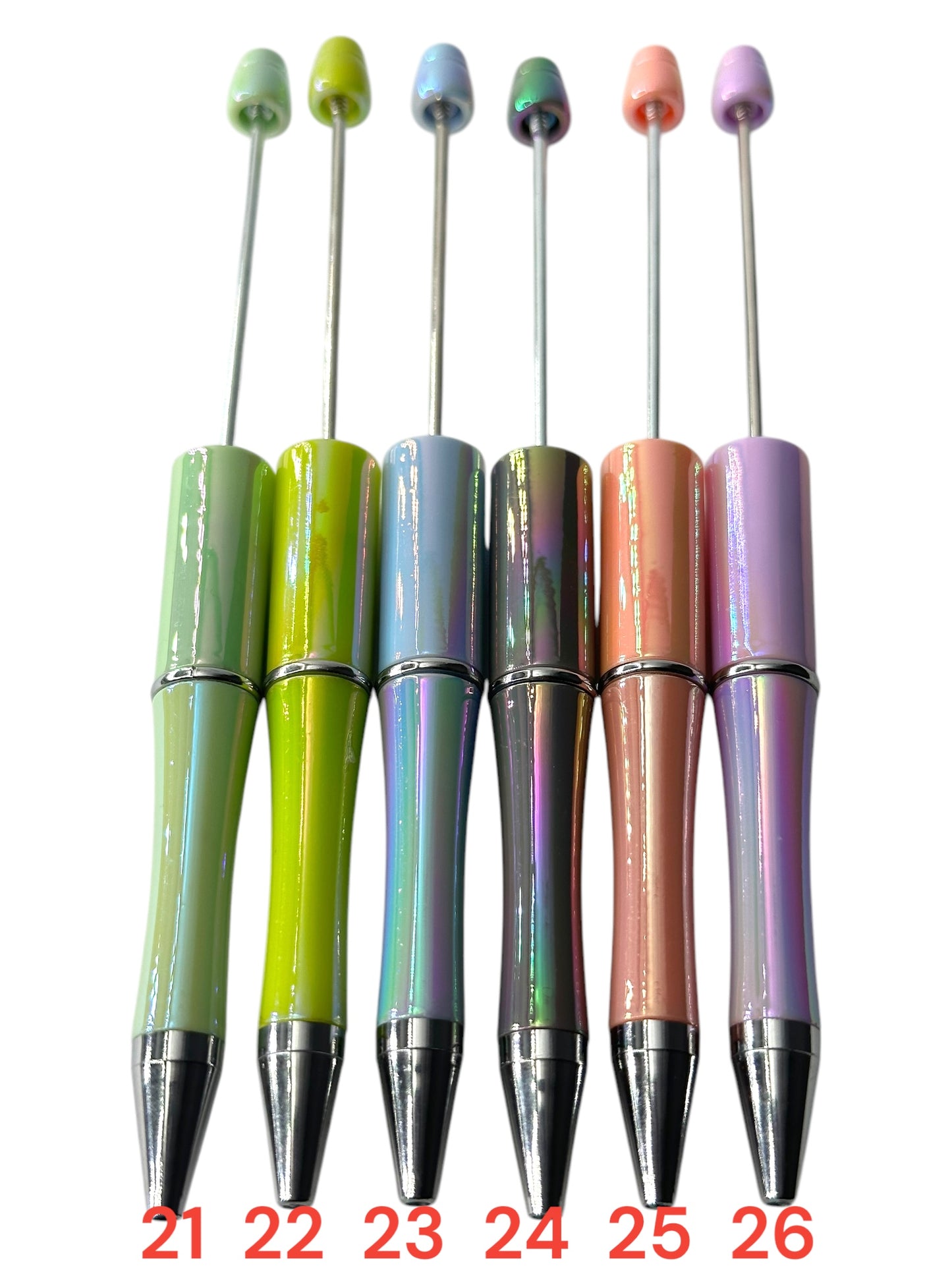 A Pack of 10 {Opal} Beadable Pens for Writing, Crafts and Designs