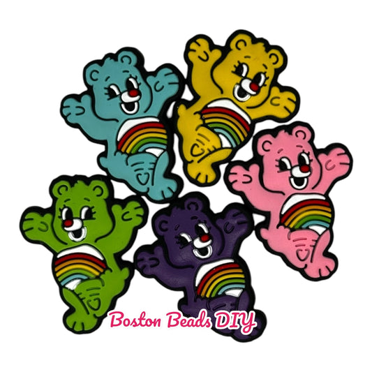 Carebears Mix 3 Focal Beads (Sold per set of 5)