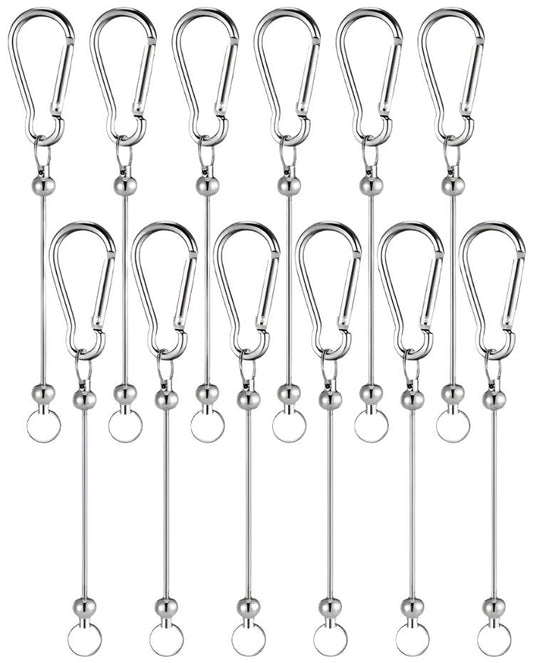 2 ct Beadable Keychain Strips  Snap Hooks