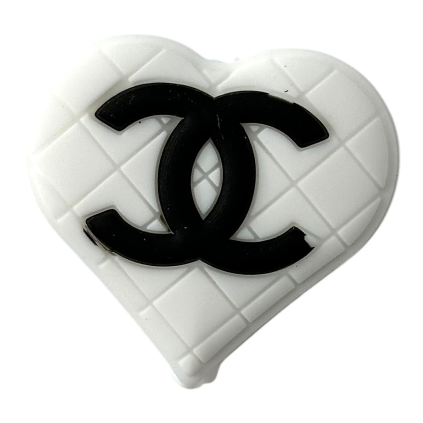 CC Heart Focal Beads (Sold per set of 5)