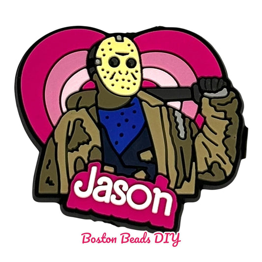 [Scary] Jason Heart Focal Beads (Sold per set of 5)