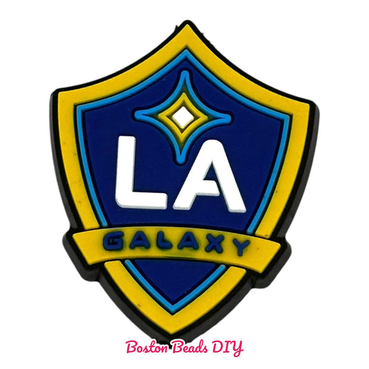 Soccer LA Galaxy Focal Beads (Sold per set of 5)