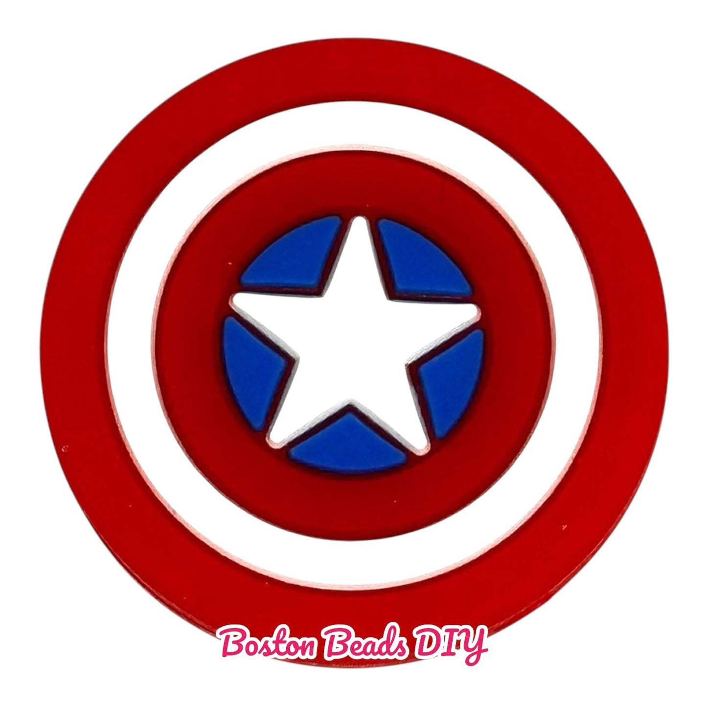 Marvel Captain America Focal Beads (Sold per set of 5)