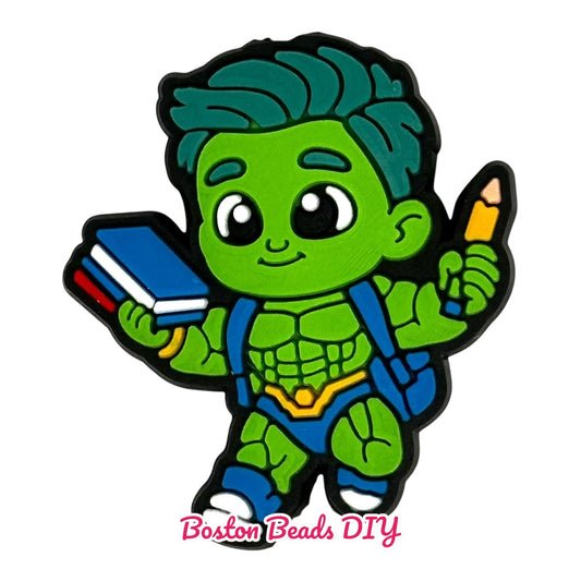 Marvel Little Hulk Focal Beads (Sold per set of 5)