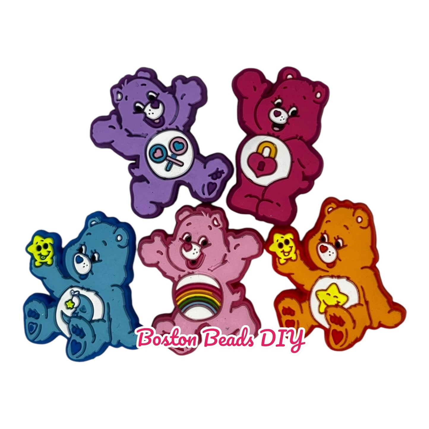 Carebears Mix 1 Focal Beads (Sold per set of 5)