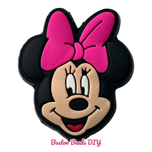 Minnie Mouse b Focal Beads (Sold per set of 5)