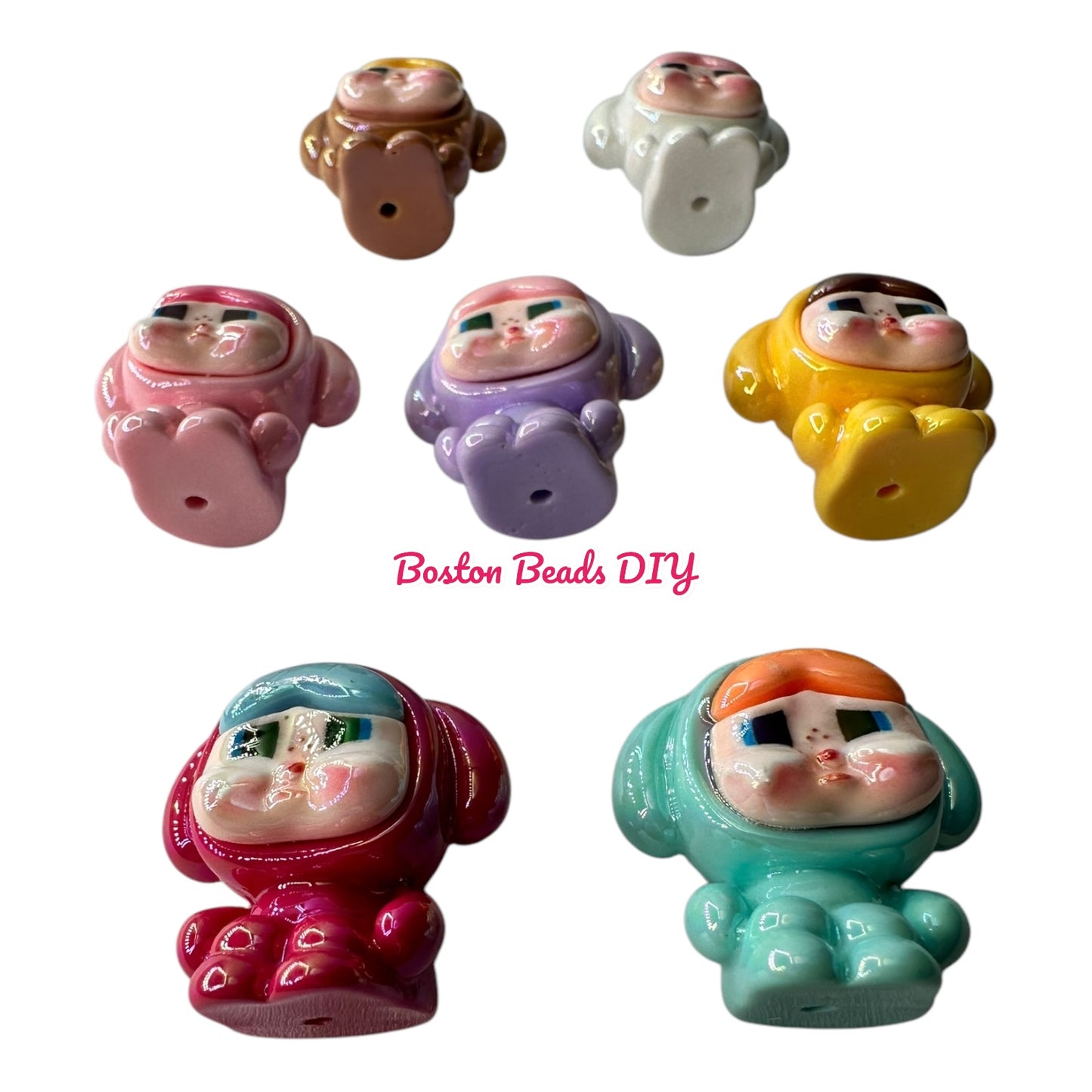 Acrylic Cry Baby 3d Ab Beads for Pens, Keychains, Accessories and more (Sold individually)