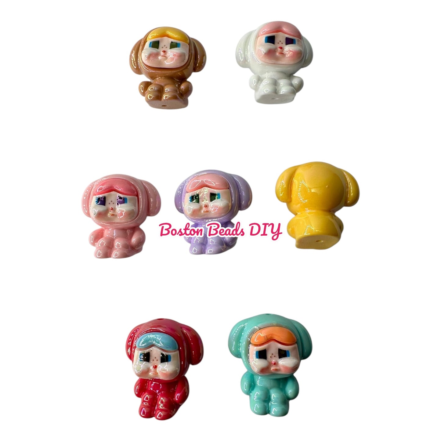 Acrylic Cry Baby 3d Ab Beads for Pens, Keychains, Accessories and more (Sold individually)