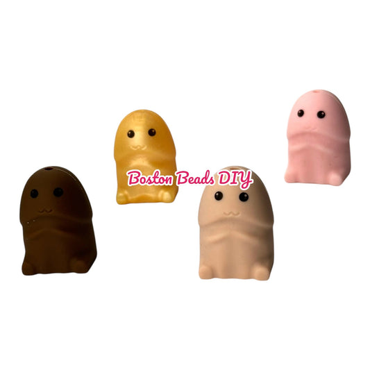 3D Richards Focal Beads (Sold per set of 4)