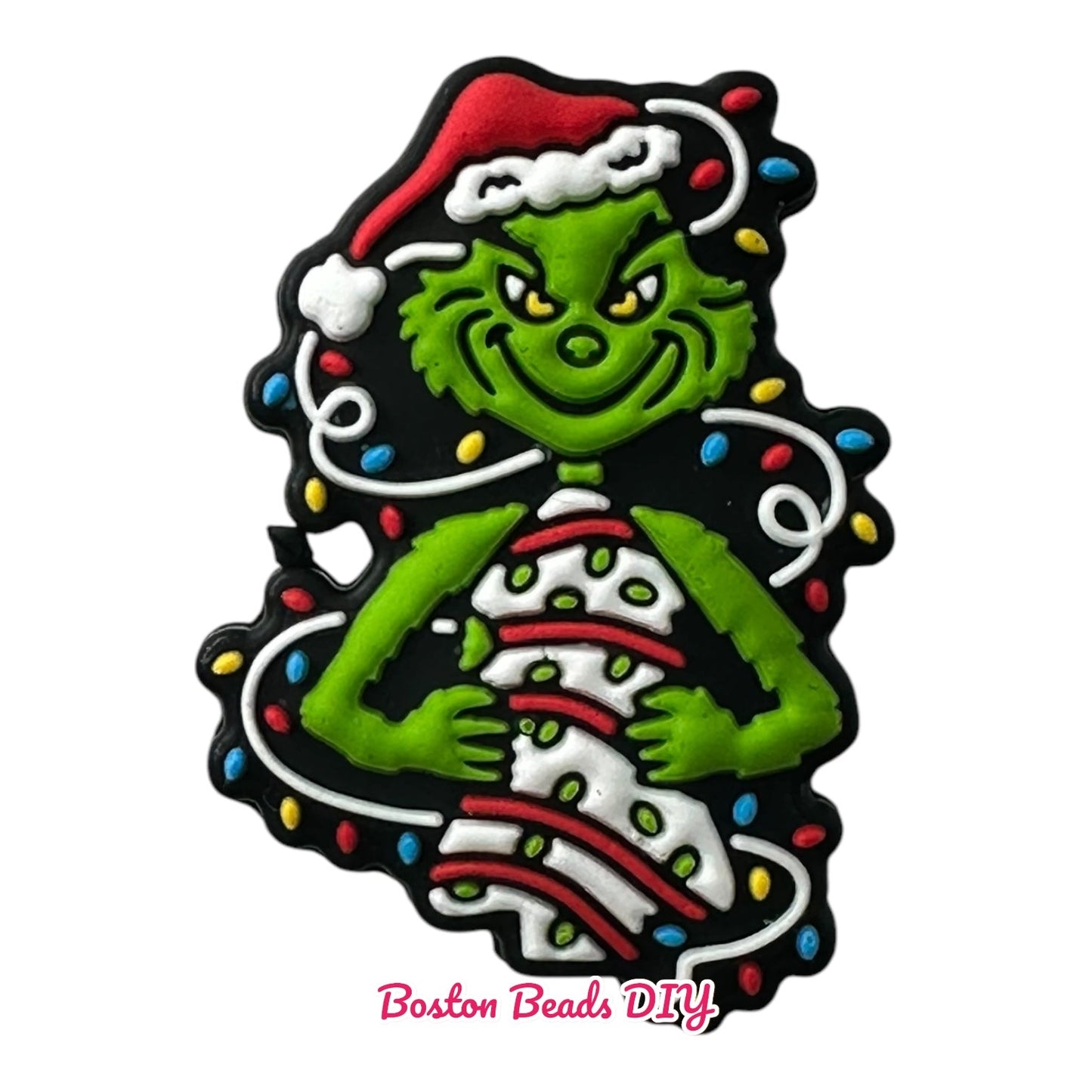 Christmas Grinch Tree Focal Beads (Sold per set of 5)