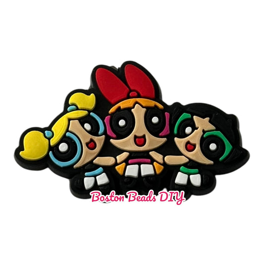 Powerpuff Girls Focal Beads (Sold per set of 5)