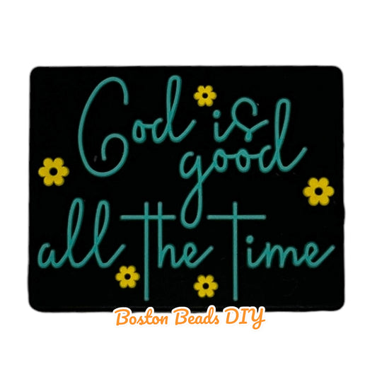 God is Good All the Time Focal Beads (Sold per set of 5)