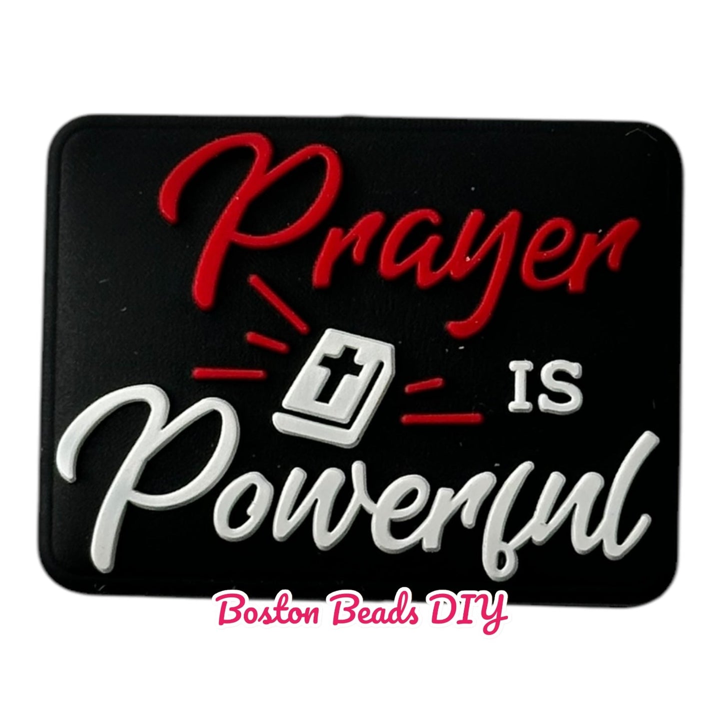 Prayer is Powerful Focal Beads (Sold per set of 5)