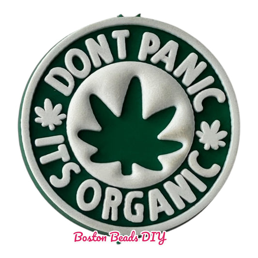 Don't Panic It's Organic Focal Beads (Sold per set of 5)