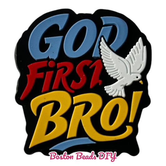 God First Bro Focal Beads (Sold per set of 5)