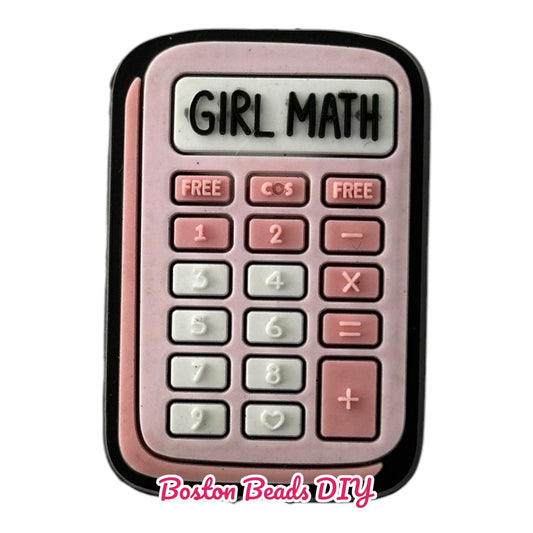 Girl Math Calculator Focal Beads (Sold per set of 5)