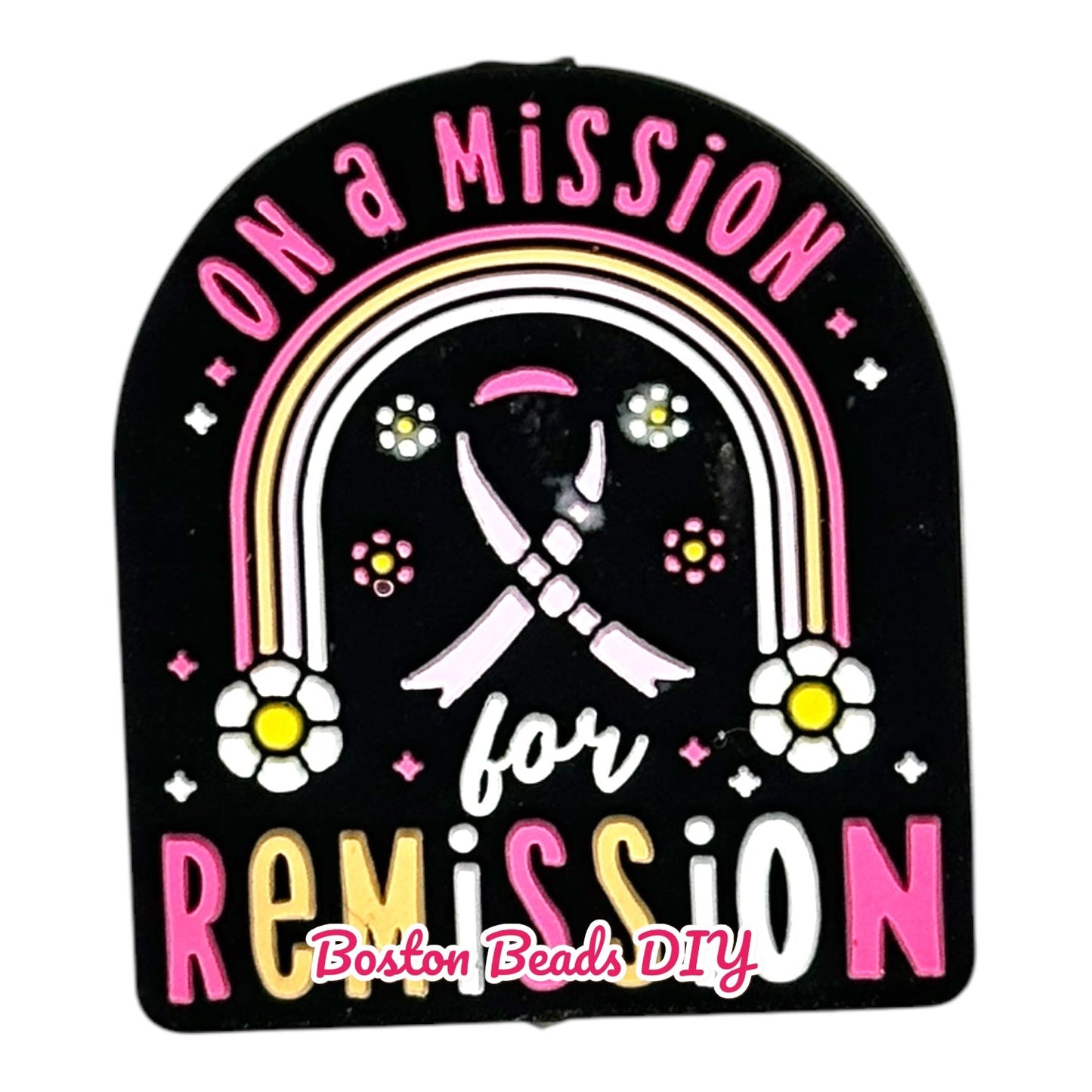 Awareness Cancer On a Mission for Remission Focal Beads (Sold per set of 5)