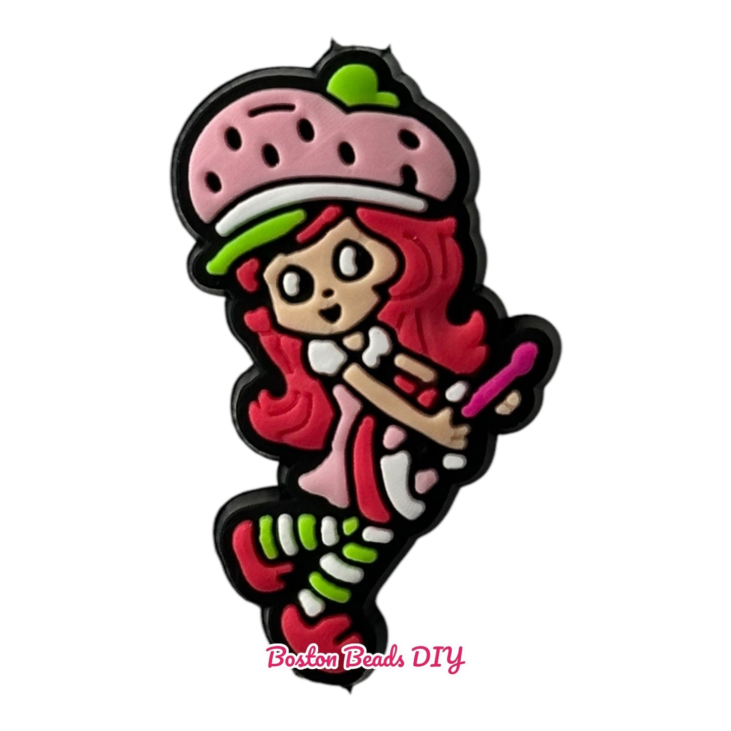 Strawberry Shortcake Focal Beads (Sold per set of 5)