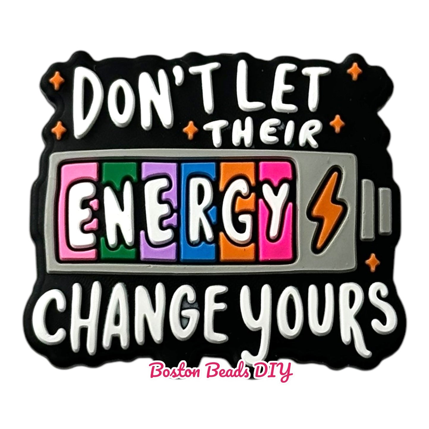 Don't let their energy change yours Focal Beads (Sold per set of 5)