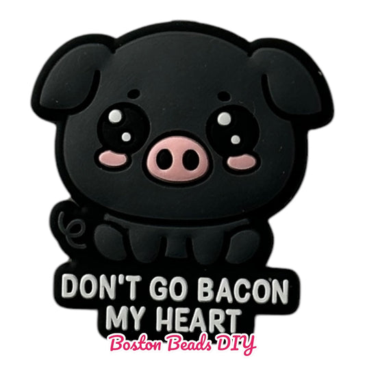 Don't Go Bacon My Heart Focal Beads (Sold per set of 5)