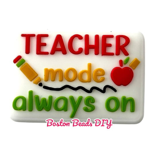 Teacher Mode Always On Focal Beads (Sold per set of 5)