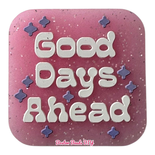 Good Days Ahead  Focal Beads (Sold per set of 5)