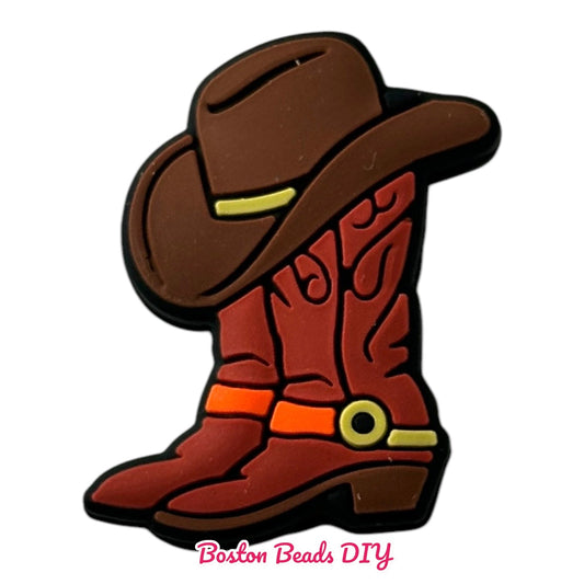 Cowboy Boots Focal Beads (Sold per set of 5)