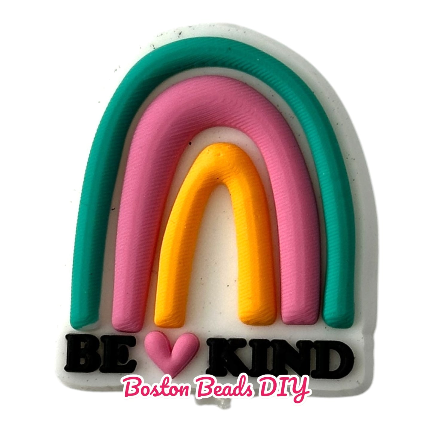 Be Kind Rainbow b Focal Beads (Sold per set of 5)