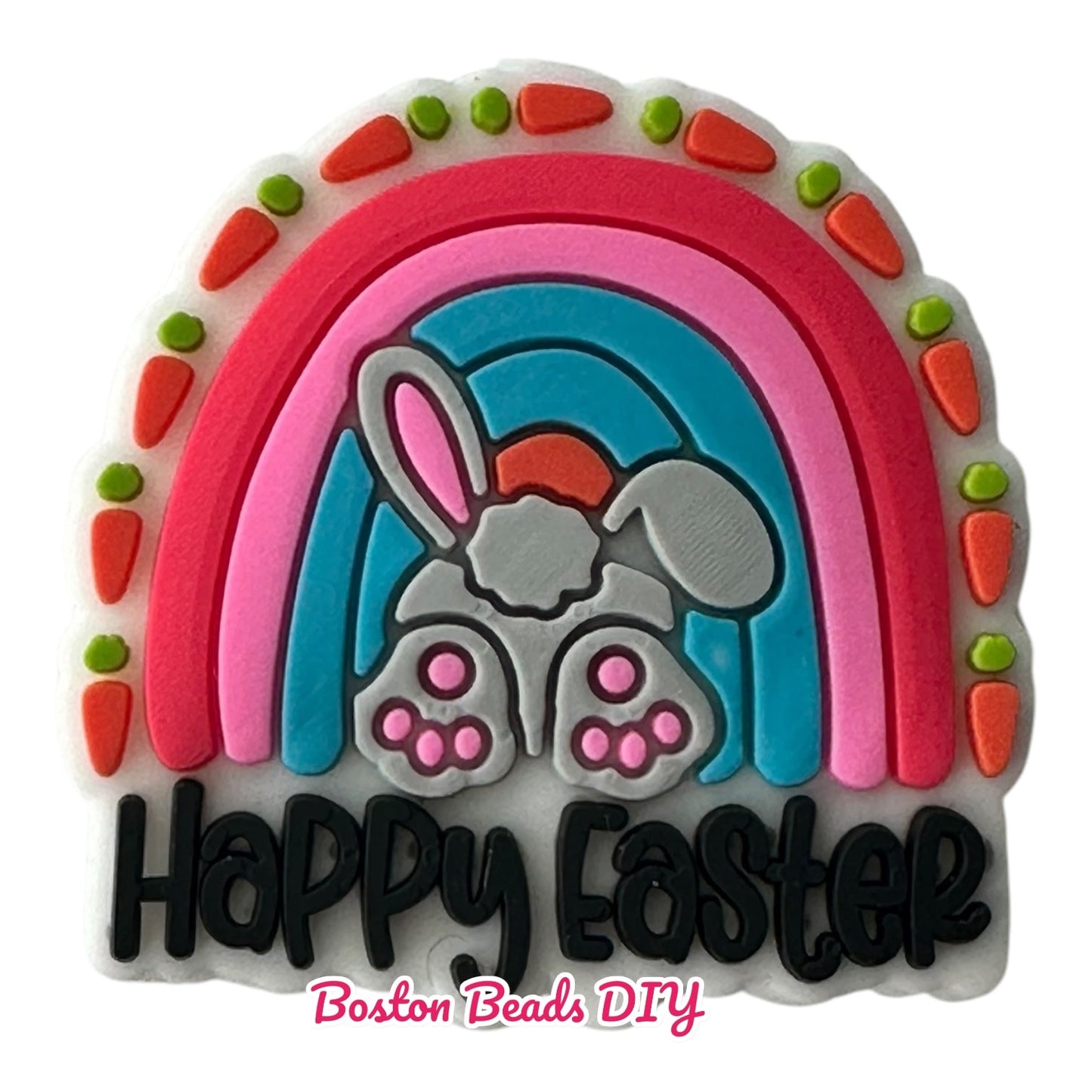 Easter Happy Easter Focal Beads (Sold per set of 5)