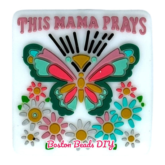 Family This Mama Prays Focal Beads (Sold per set of 5)