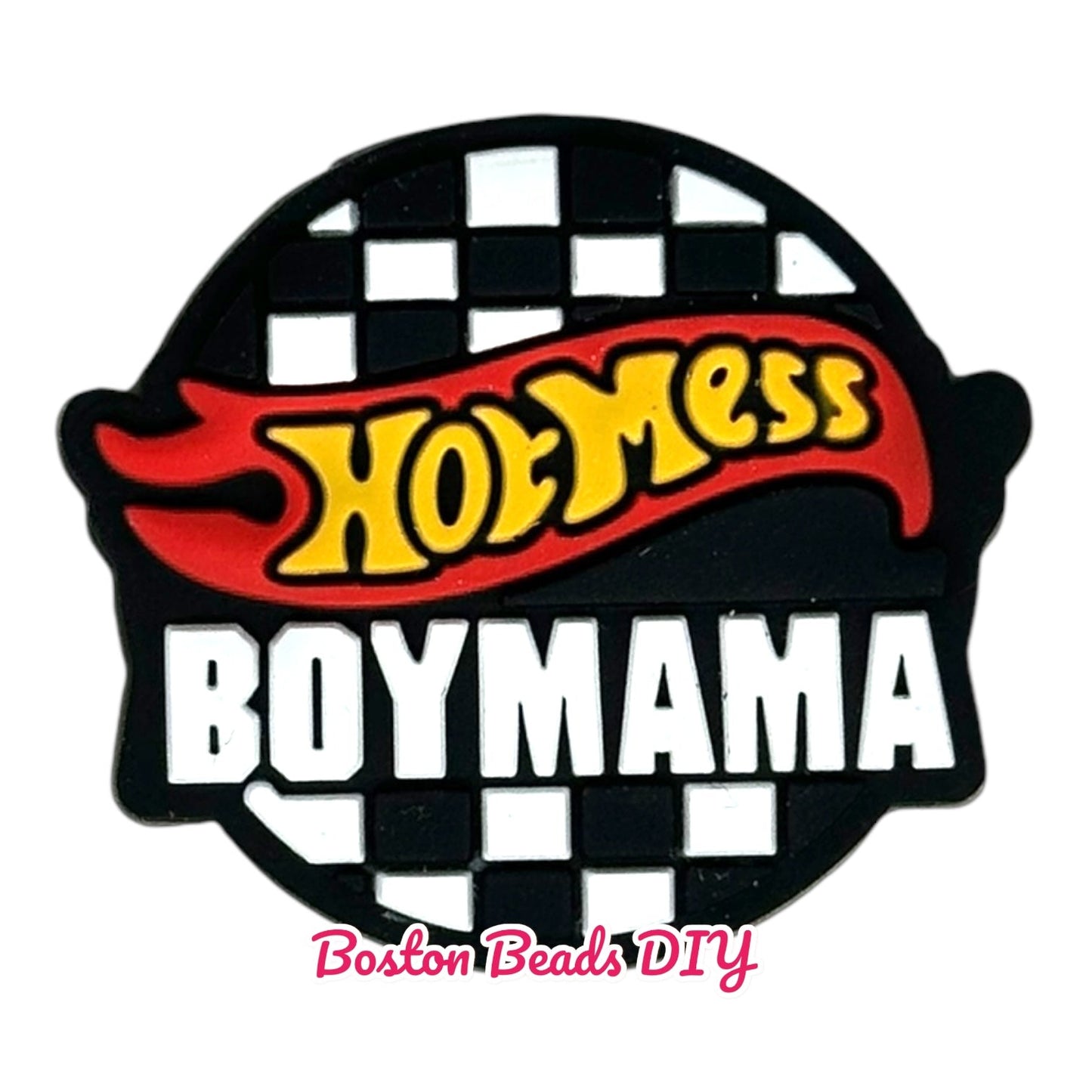 Family Hot Mess Boy Mama Focal Beads (Sold per set of 5)