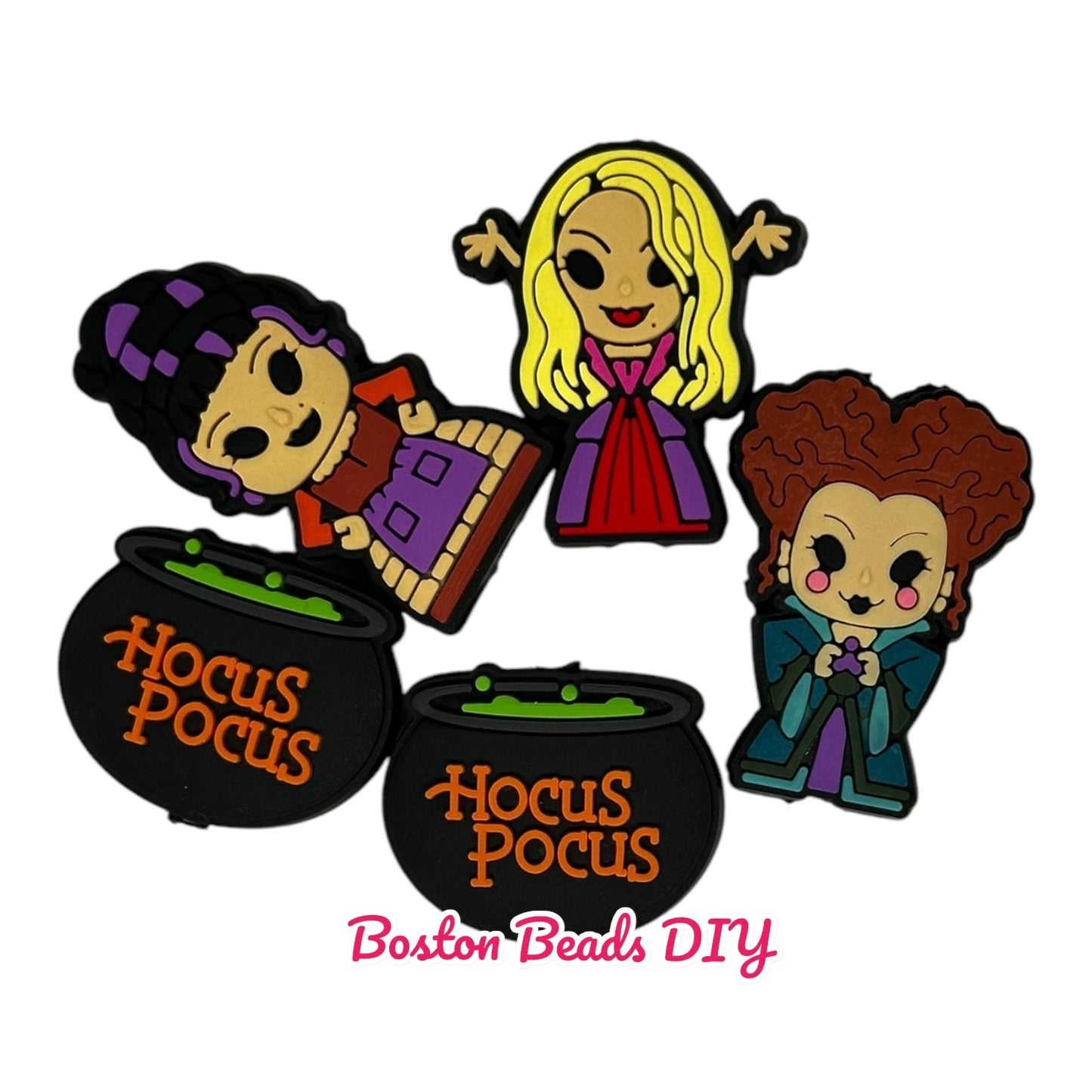 Hocus Pocus Mix Focal Beads (Sold per set of 5)