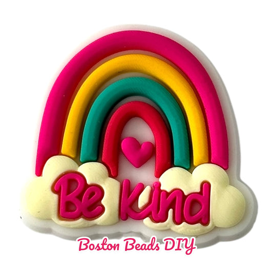 Be Kind Rainbow a Focal Beads (Sold per set of 5)