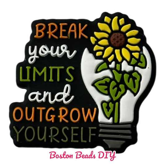 Break Your Limits and Outgrow Yourself Focal Beads (Sold per set of 5)