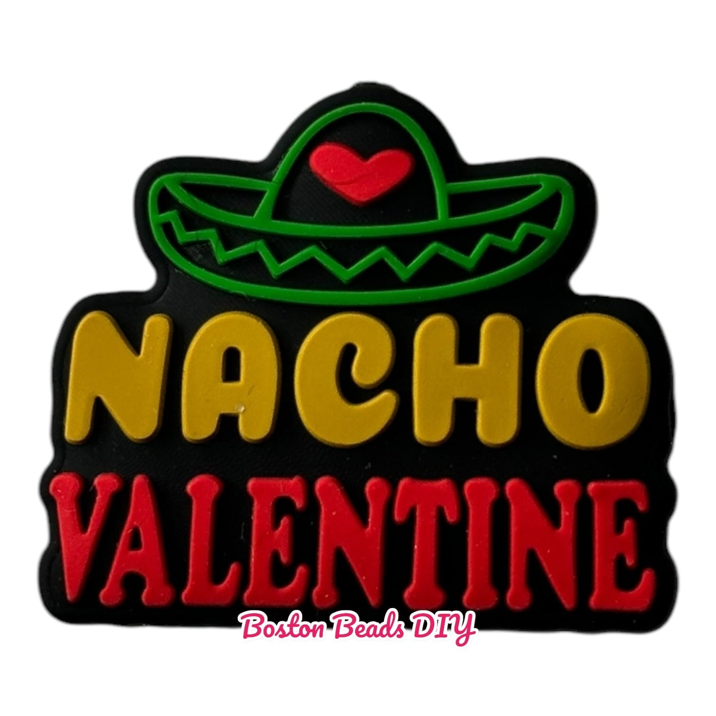 Valentines Nacho Focal Beads (Sold per set of 5)