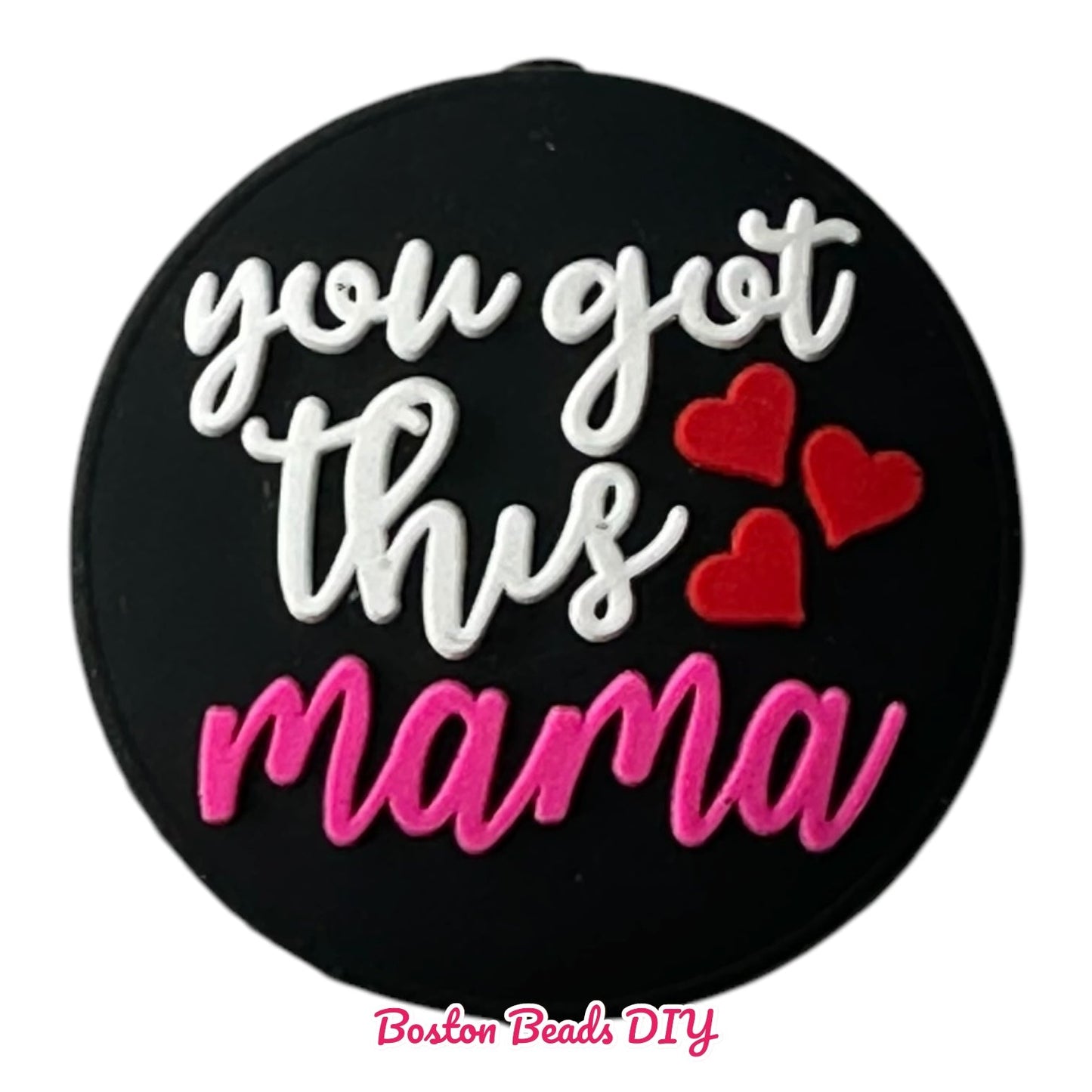 Family You Got This Mama  Focal Beads (Sold per set of 5)