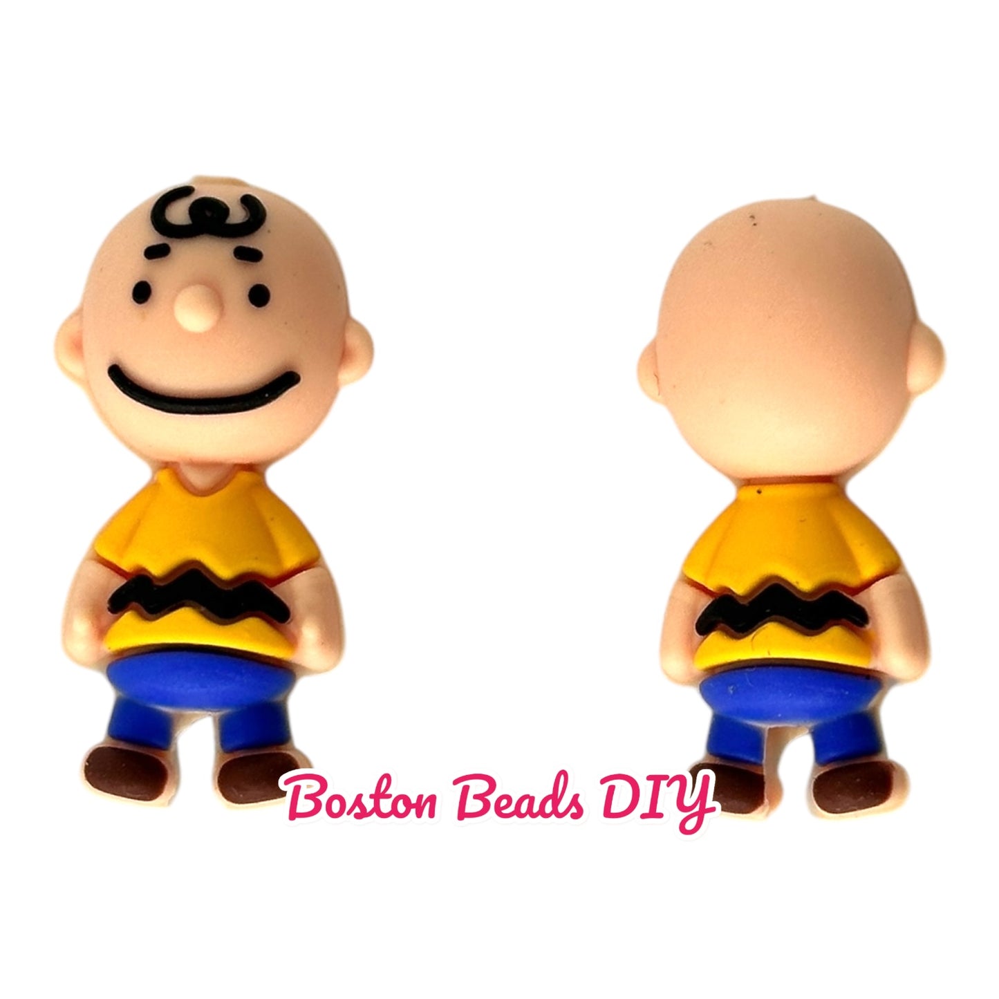 3D Charlie Brown Focal Beads (Sold per set of 4)