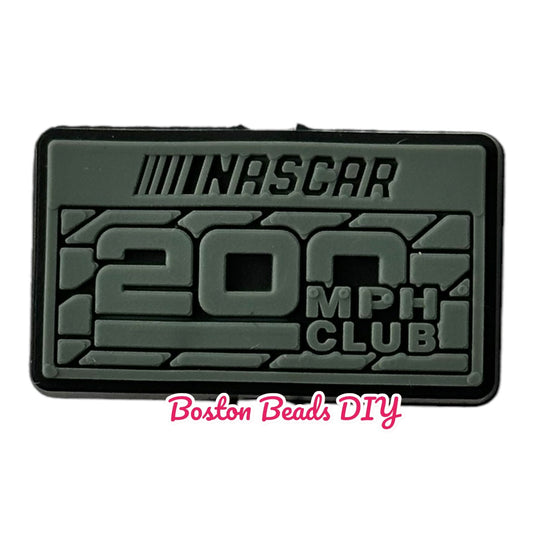 Auto Nascar 200 mph Club Focal Beads (Sold per set of 5)