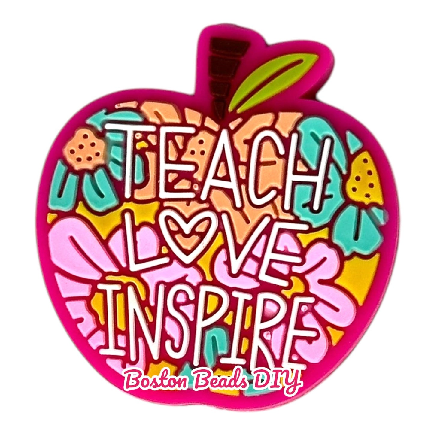 Teach Love Inspire c Focal Beads (Sold per set of 5)