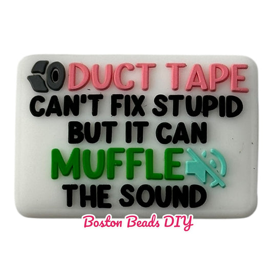 Duct tape can't fix stupid but it can muffle the sound Focal Beads (Sold per set of 5)