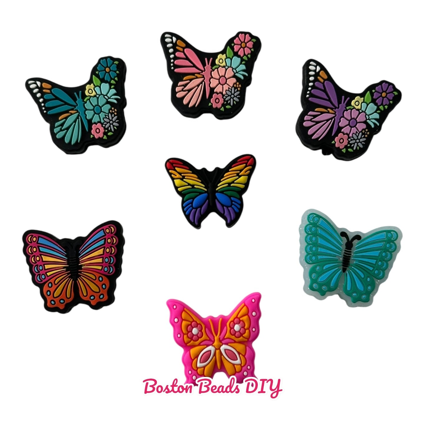 Butterflies [11 Styles] Focal Beads (Sold per set of 5)