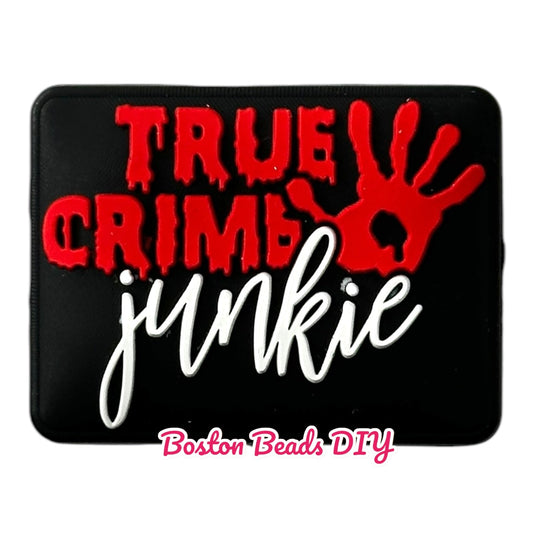 True Crime Junkie Focal Beads (Sold per set of 5)