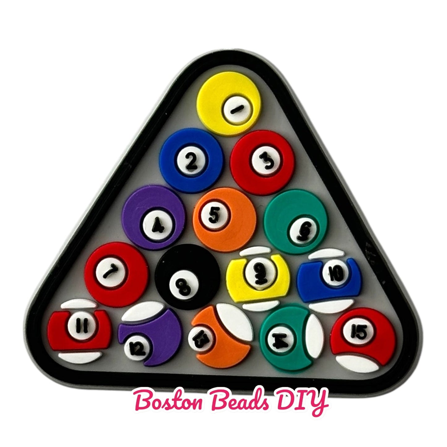 Billiard Balls Focal Beads (Sold per set of 5)