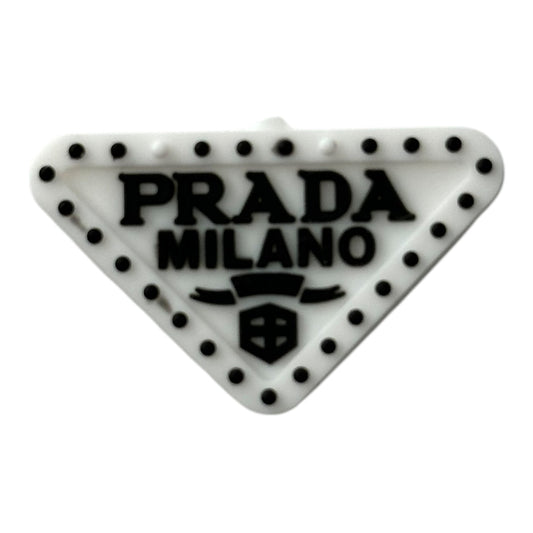 Prada Diamond White and Black Focal Beads (Sold per set of 5)